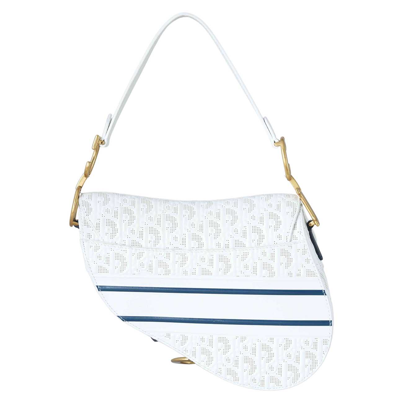 CHRISTIAN DIOR(USED)크리스찬디올 레더 새들백 미듐